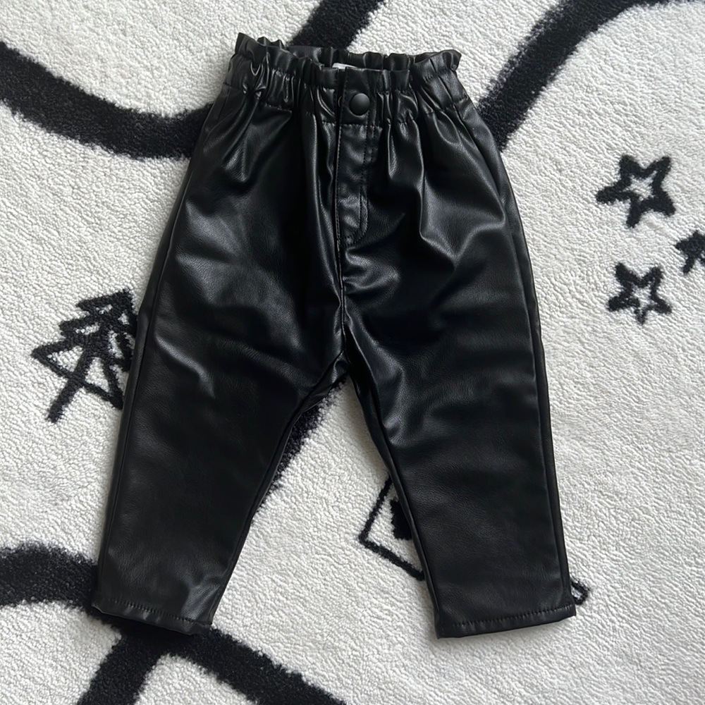 NWOT Zara Faux Leather Pants